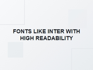 Explore Highly Legible Geometric Sans-Serif Fonts