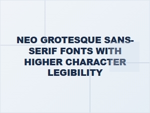 Modern Neo Grotesque Sans Serif Alternatives