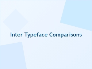 A Guide to Sans-Serif Utility Font Comparisons